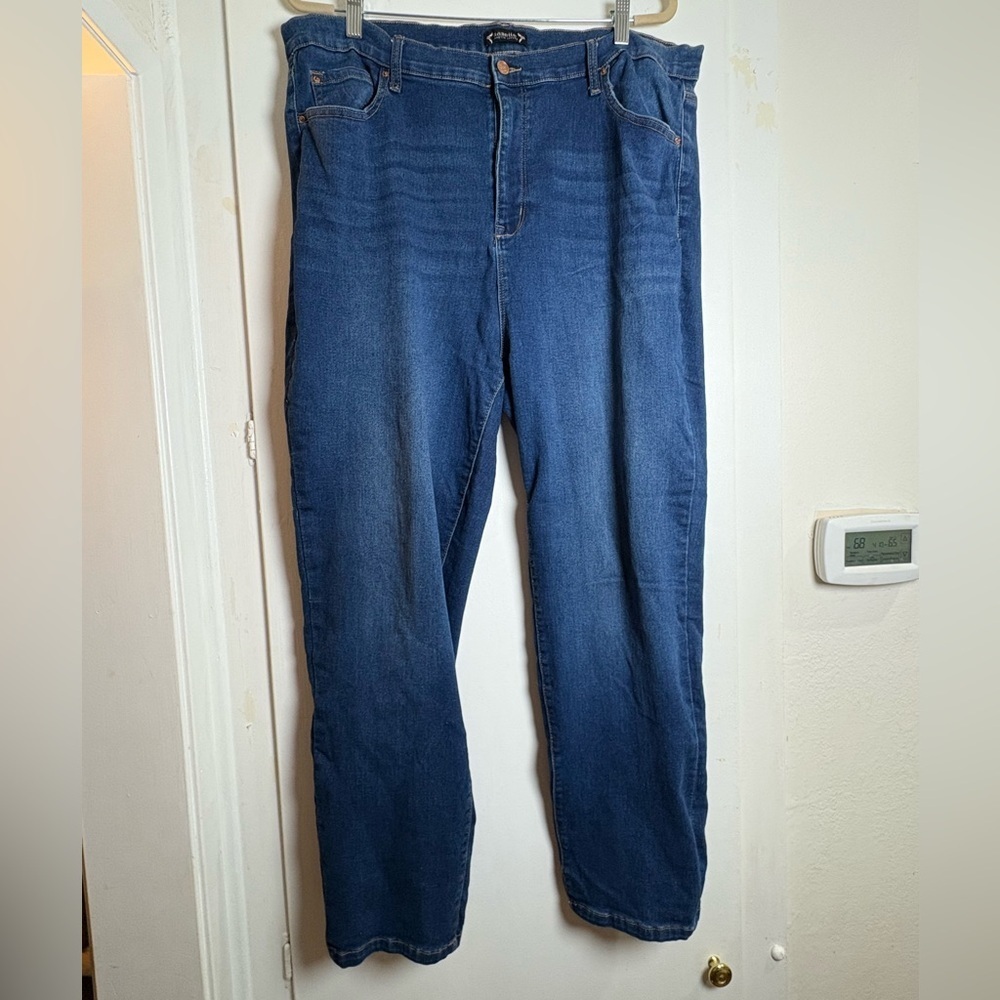 Nanette Lapore High Rise Skinny Women's Jeans, Size 24W, 28” Inseam Stretch